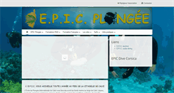 Desktop Screenshot of epic-plongee.com